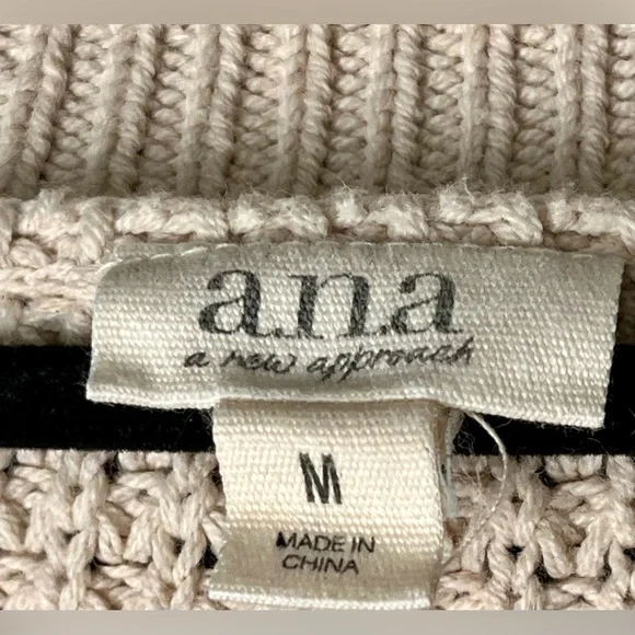 a.n.a Women's Oversized Beige Button-Up Cardigan NWOT - Picture 7 of 7